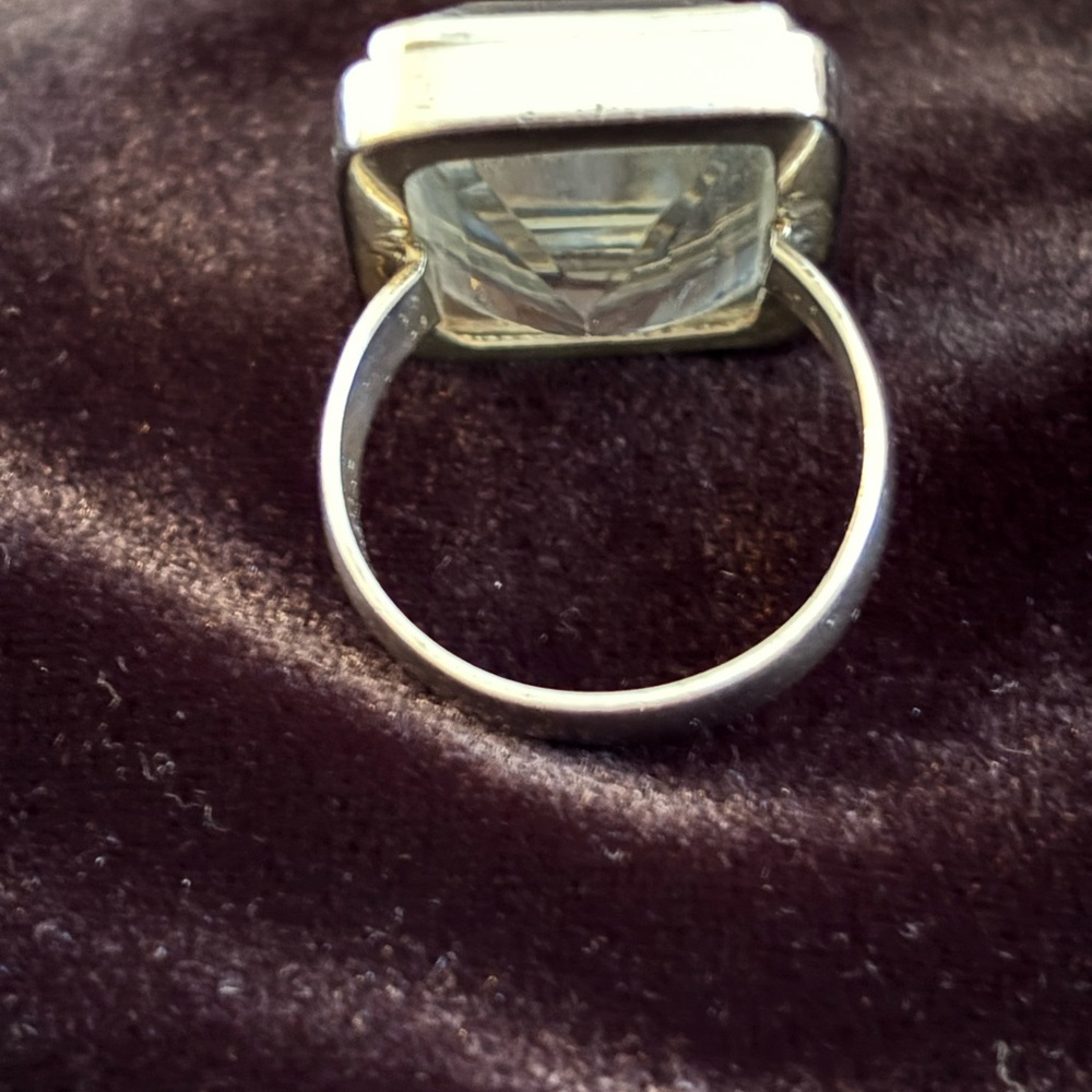 Elegant Silver Statement Ring - image 5